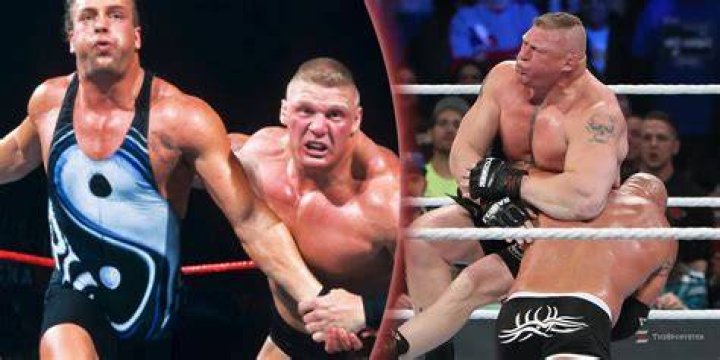 Brock Lesnar F5s Adam Pearce.&nbsp;