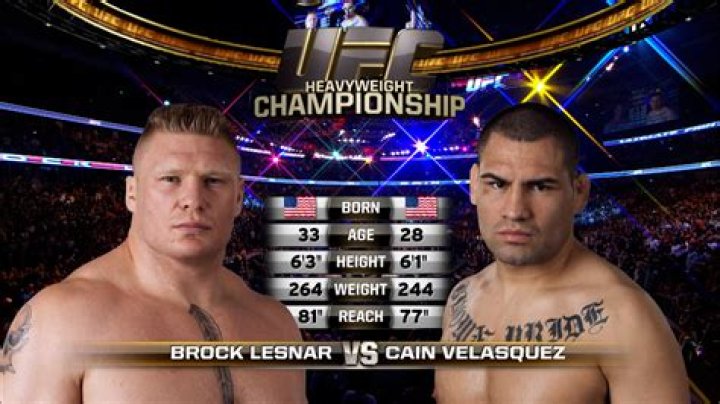 Brock Lesnar Vs Cain Velasquez