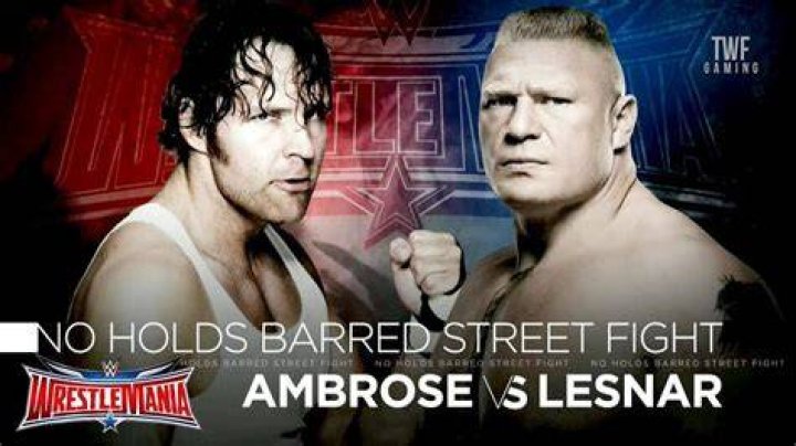 Brock Lesnar Vs Dean Ambrose
