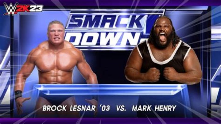 Brock Lesnar Vs Mark Henry