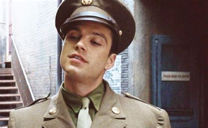 Bucky in his army uniform in Captain America: The First Avenger