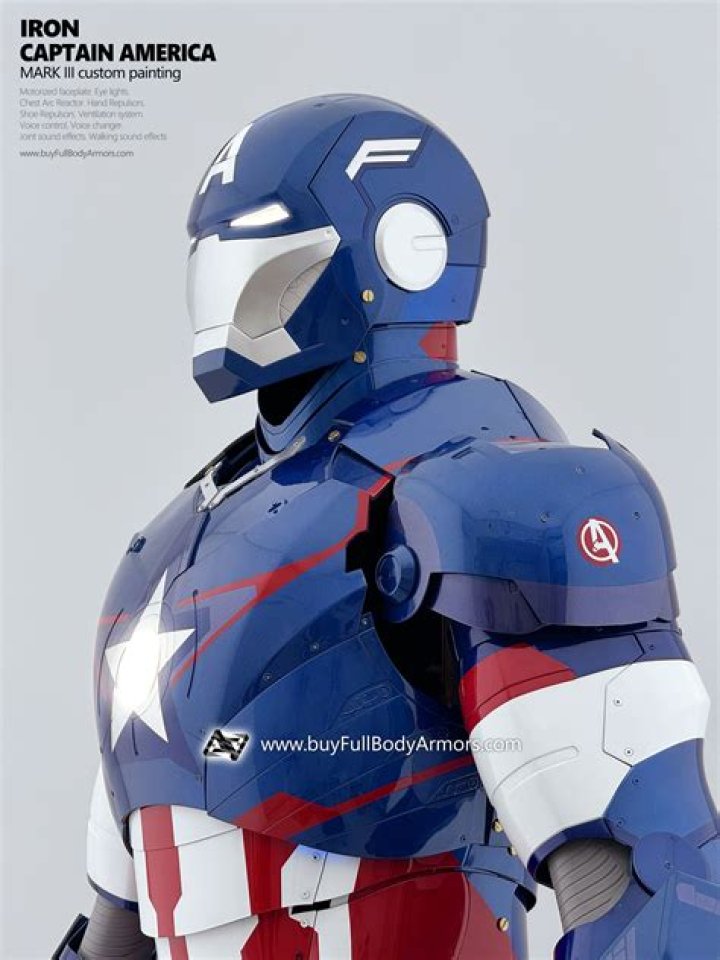 Captain America's New Iron Man Armor Officially Debuts