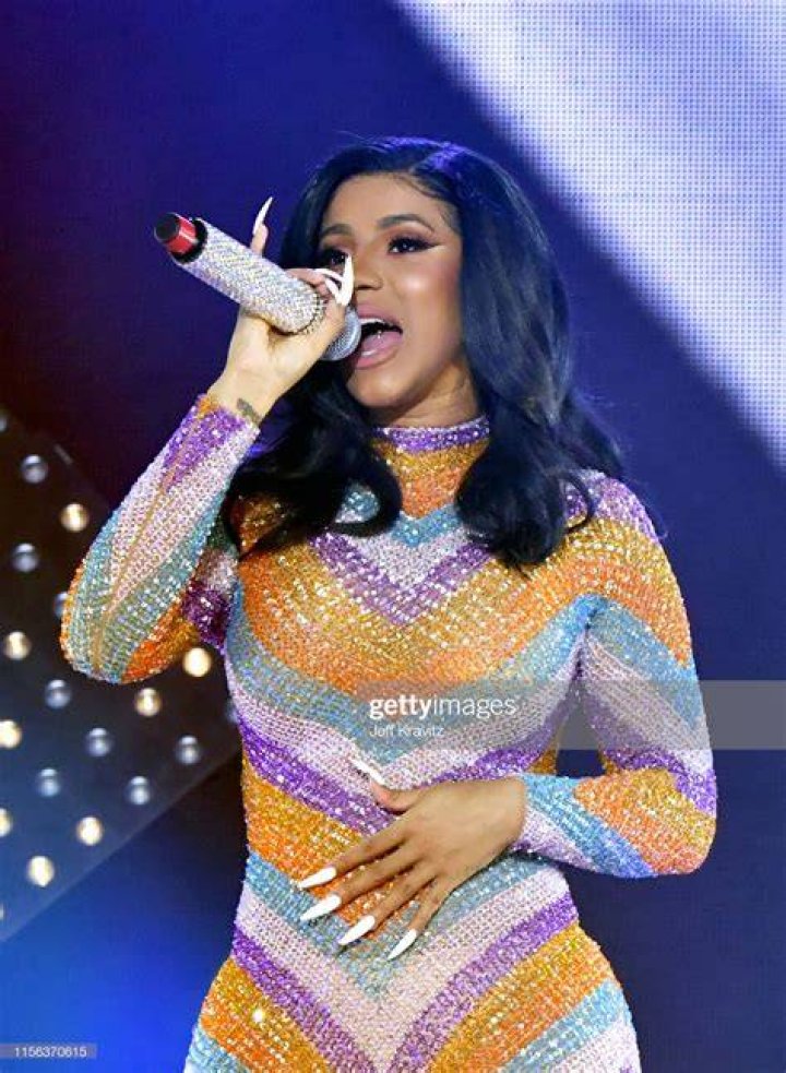 Cardi B on stage at Bay Dreams. Photo/file