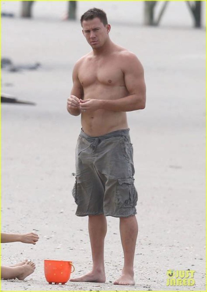 Channing Tatum Goes Shirtless, Shows Off His Perfect Body for a Family