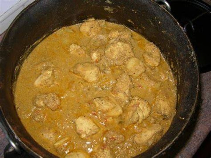 Chicken potjie curry
