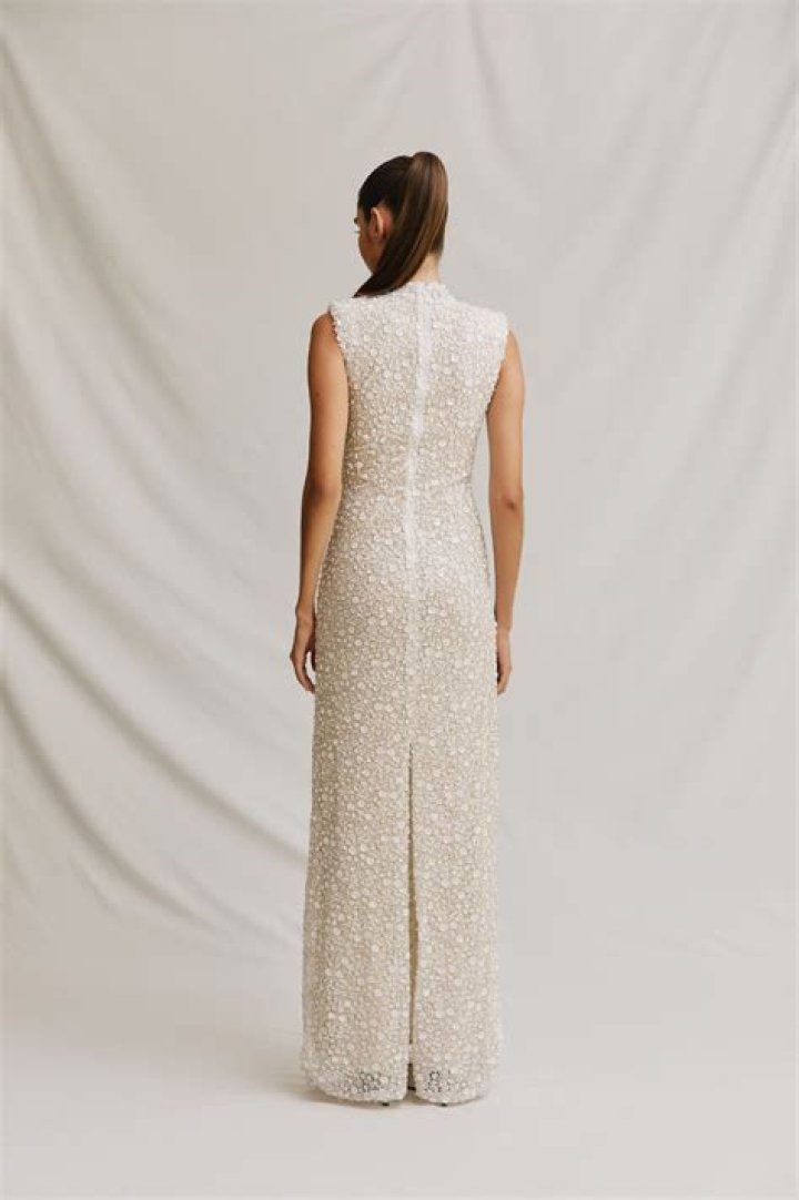Chloe Flower white dress