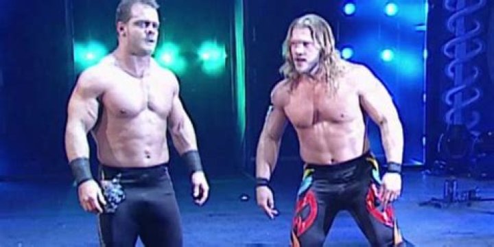 Chris Jericho and Chris Benoit vs Steve Austin and Triple H