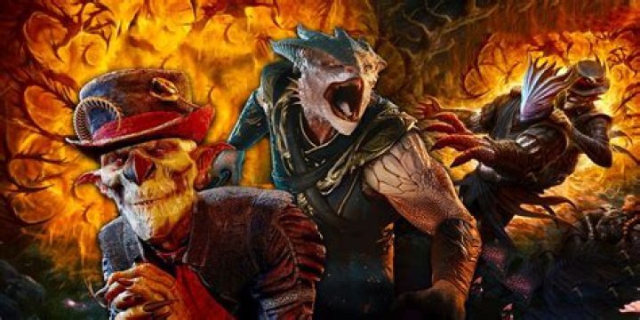 Classic white dragonborn Dark Urge with Sceleritas Fel from Baldur's Gate 3