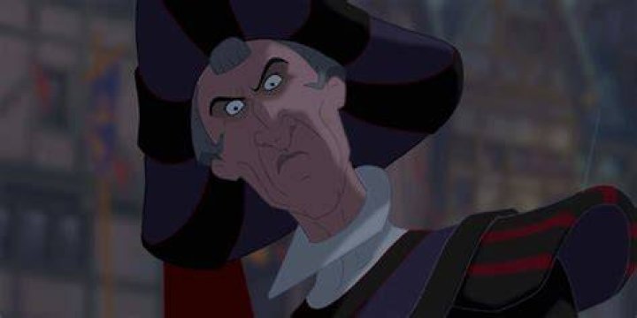 Claude Frollo in the Hunchback of Notre Dame