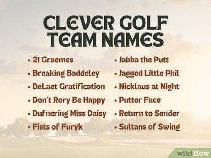 Clever Golf Names A Fun Guide To Creative Golfing Nicknames