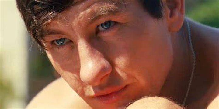 Close up of Barry Keoghan's eyes as the Joker in The Batman.