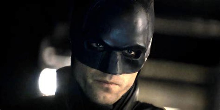 Close-up of The Batman 2 fan poster featuring half of Batman's face wrapped in bandages like Hush