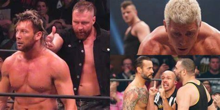 CM Punk facing off with John Cena in WWE.
