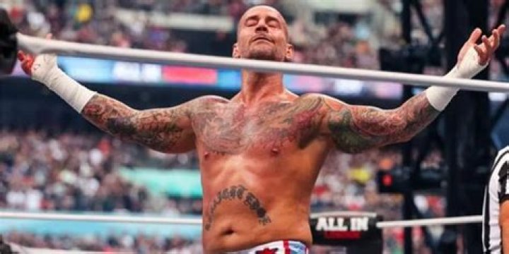 cm punk posing at all in
