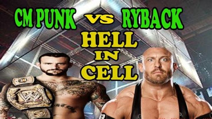CM Punk vs Ryback Hell In A Cell 2012