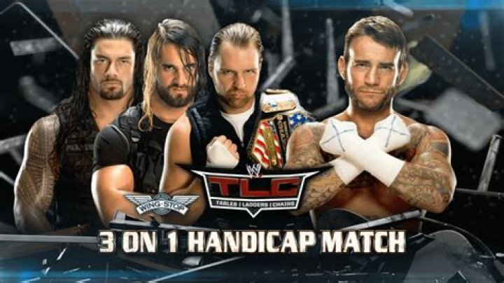 CM Punk vs The Shield TLC 2013