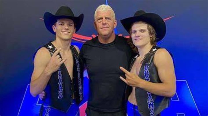 Cody and Dustin Rhodes hug AEW