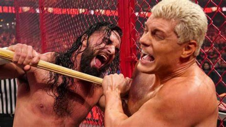 Cody Rhodes Seth Rollins HIAC