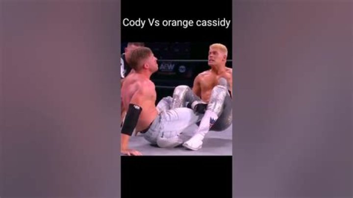 Cody vs Orange Cassidy - TNT Title Lumberjack match