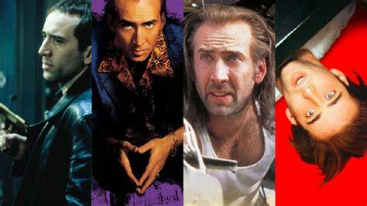 Collage of Slash, Nic Cage, and Mickey Rourke in The Wrestler.