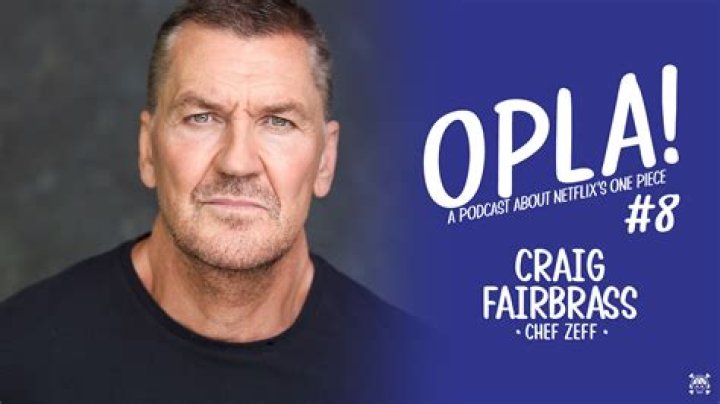 Craig Fairbrass as Zeff live action One Piece cast