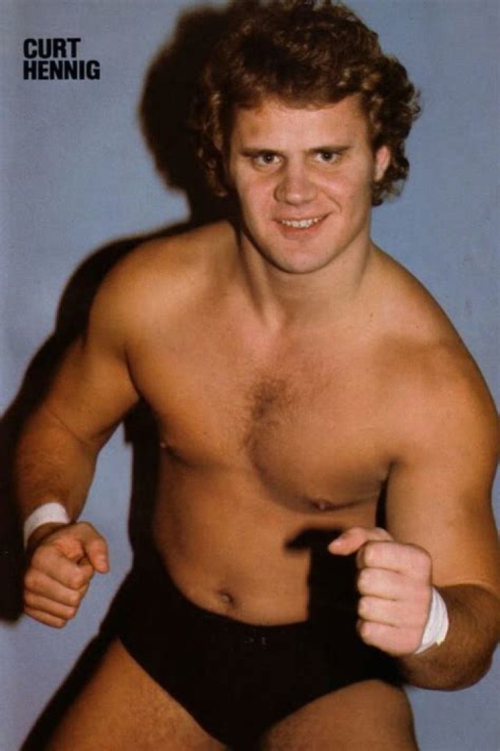 Curt Hennig high school picture and in ring