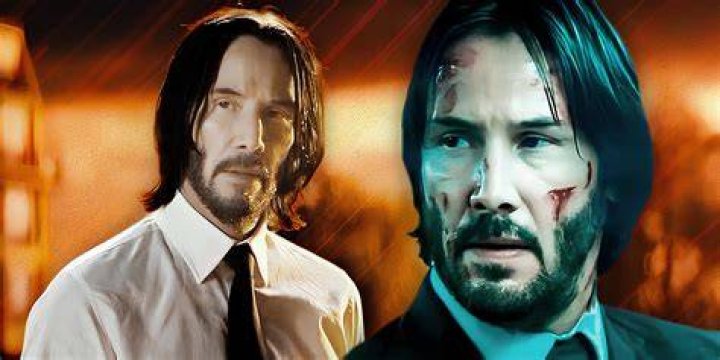 Custom image of Keanu Reeves and Lance Reddick in the John Wick franchise.
