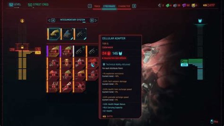 Cyberpunk 2077 Cellular Adapter New Integumentary System Cyberware