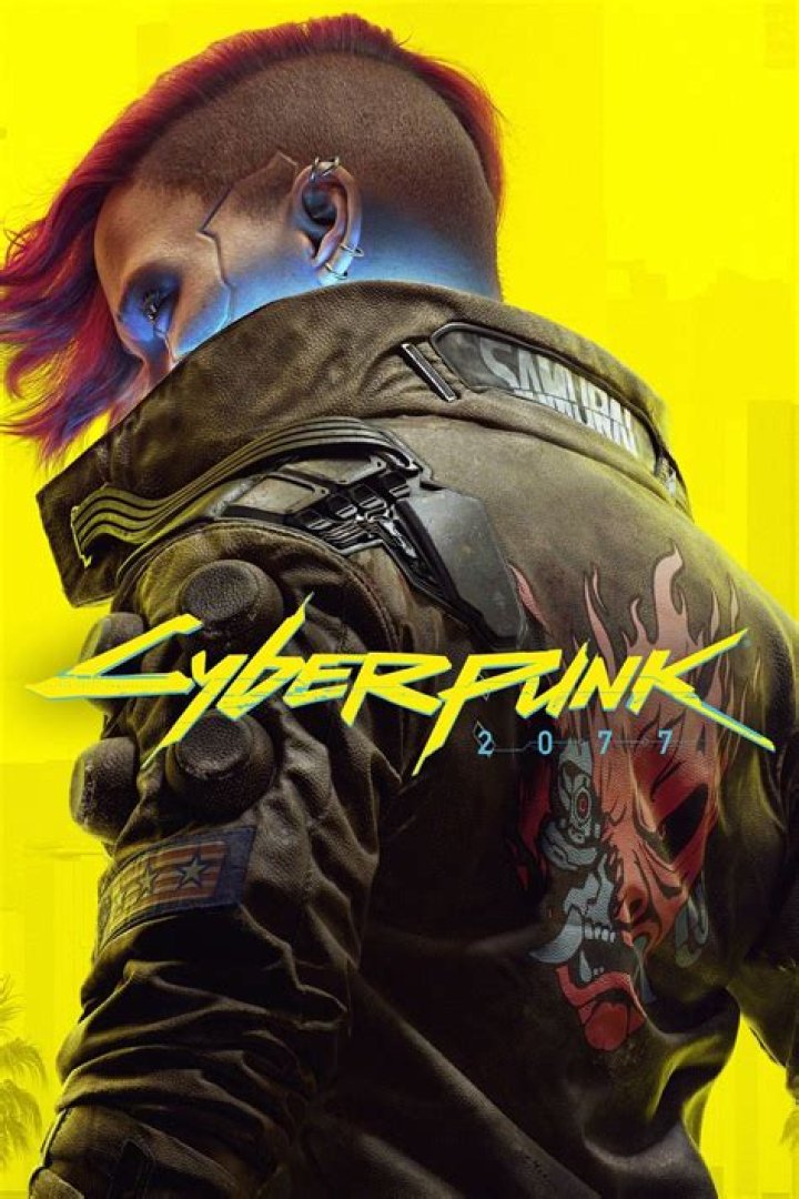 Cyberpunk 2077's Garry The Prophet is spreading his hands wide open while talking on the street.