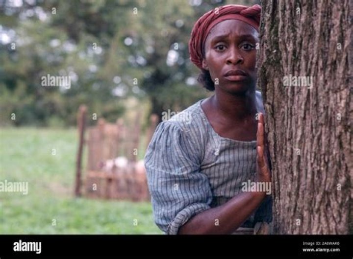 Cynthia Erivo as Harriet Tubman and Leslie Odom Jr. as William Still in Harriet 