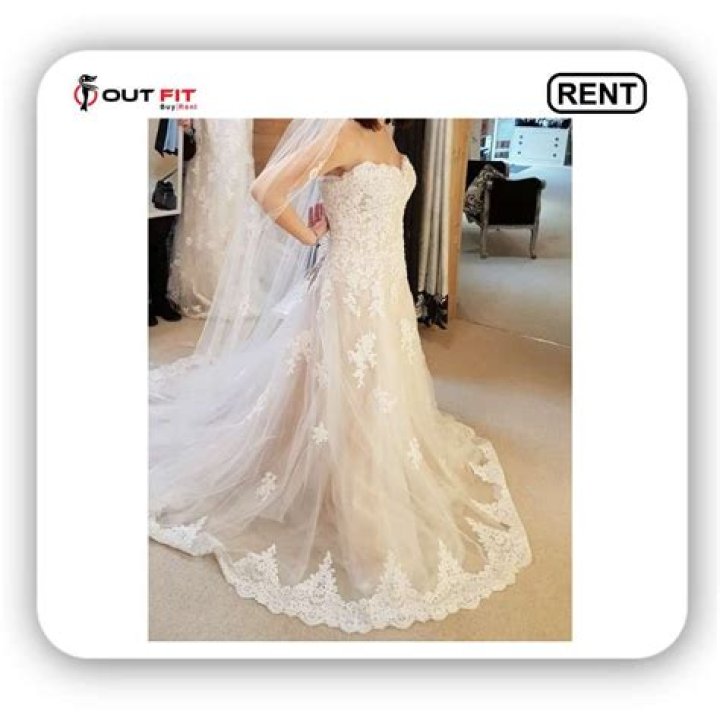 DailyUI.V11 Bridal Dress Rent Website Landing Design Templates