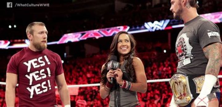 Daniel Bryan and AJ Lee on the Peep Show