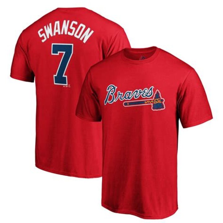 Dansby Swanson Kids TShirt Atlanta Baseball Dansby Swanson Etsy