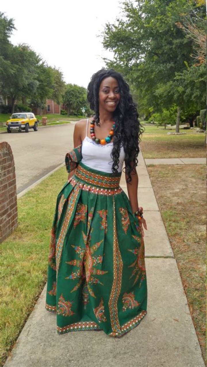Dashiki skirt dashiki maxi skirt African print maxi skirt