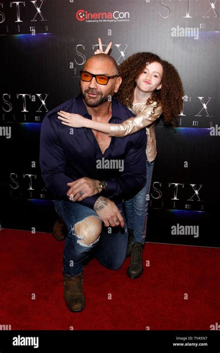 dave bautista and chloe coleman in My Spy