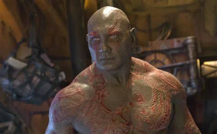 Dave Bautista as Drax in Guardians of the Galaxy