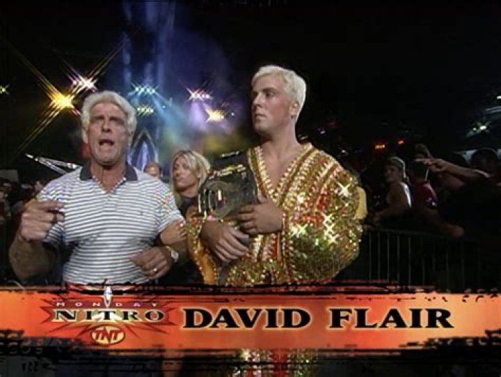 David Flair with a championship belt