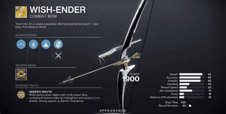 Destiny 2: Forsaken - How to get the Wish-Ender Exotic Bow