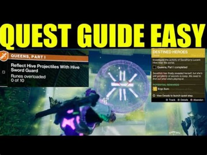 Destiny 2 Reflect Hive Projectiles with Hive Sword Guard