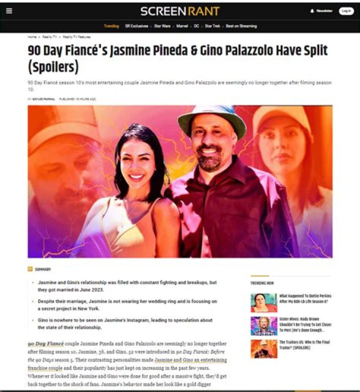 Did Gino and Jasmine Break Up? SoapAsk