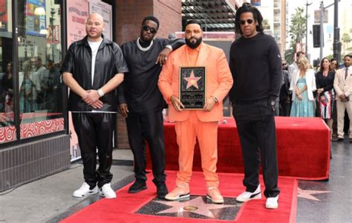 DJ Khaled, Hollywood Walk of Fame Star, Diddy, Jay-Z, Fat Joe DJ Khaled, Hollywood Walk of Fame Star, Diddy, Jay-Z, Fat Joe