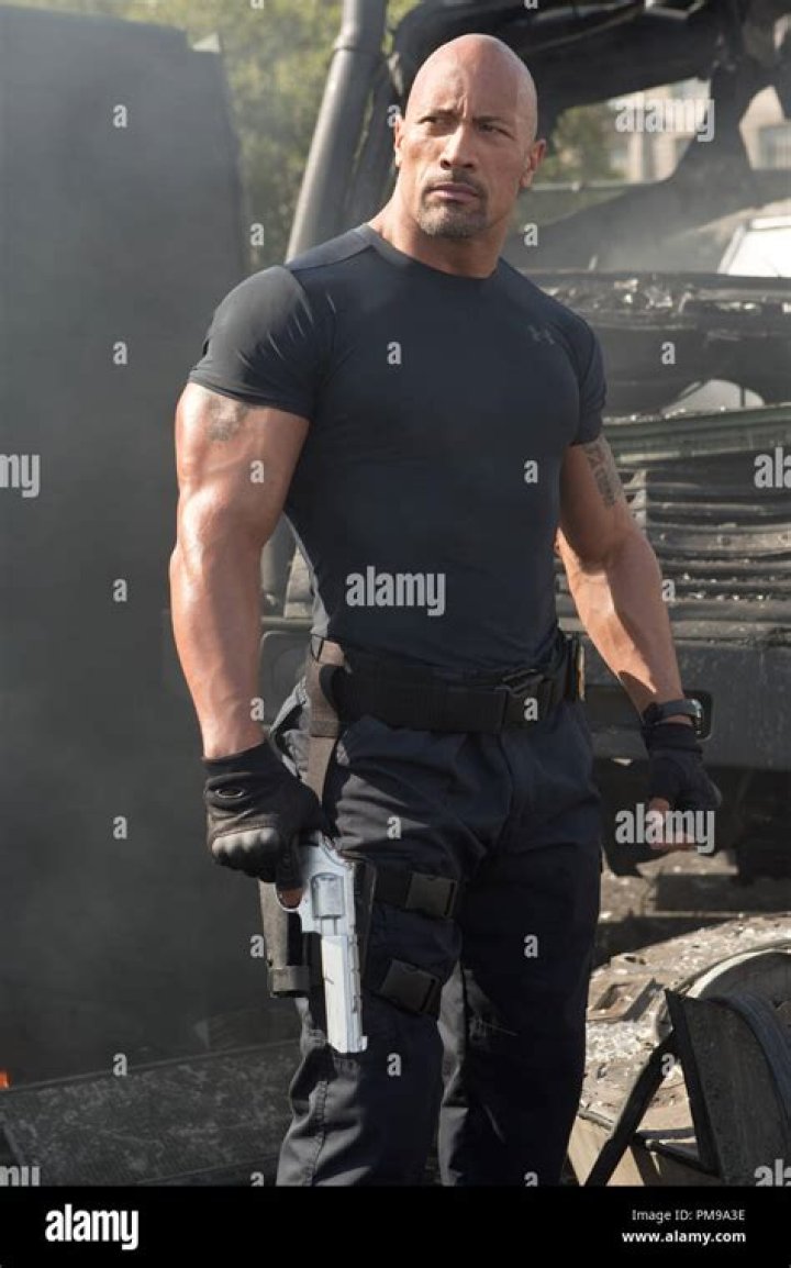Dwayne Johnson as Hobbs in Furious 7