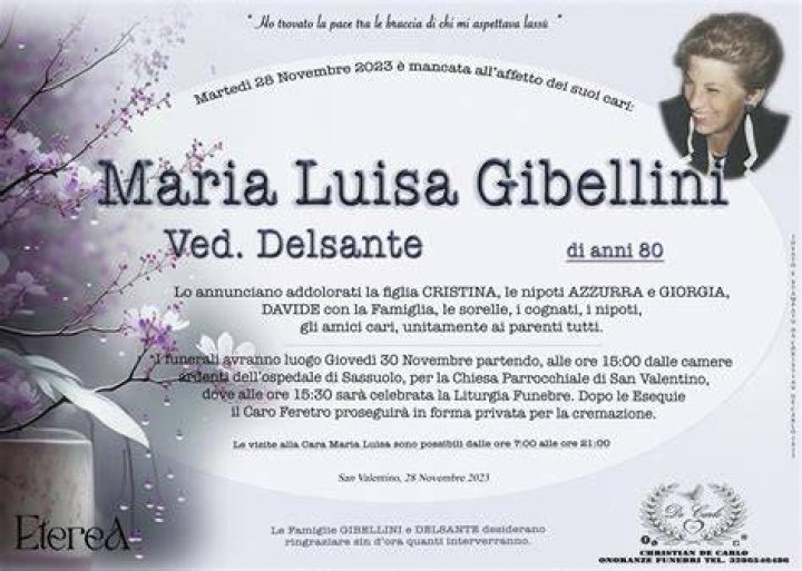 &Egrave; morta Luisa Gibellini, ex moglie di Carlo Ancelotti Sky Sport