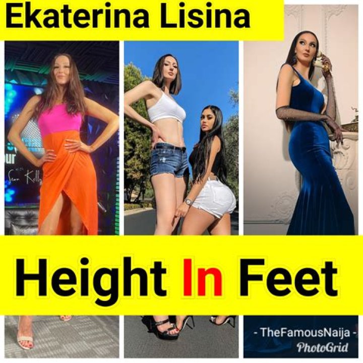 Ekaterina Lisina Foot Size Image to u