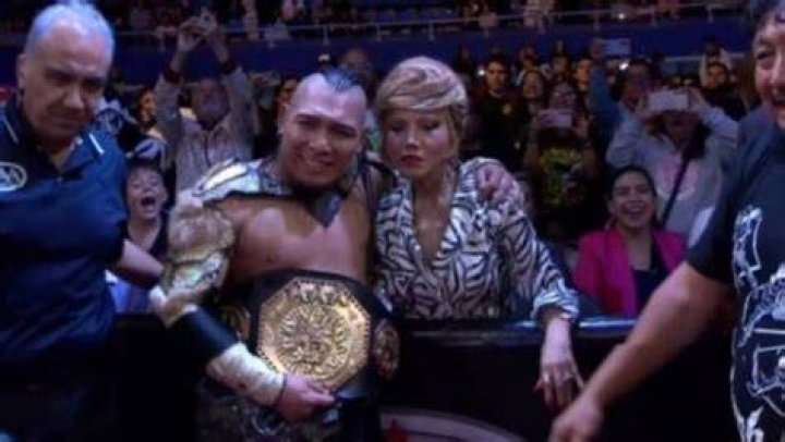 El Hijo del Vikingo wins the AAA Mega Championship at TripleMania Regia 2021