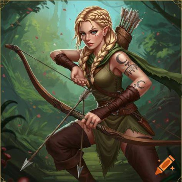 Elf Archer, Nikita Develuk Fantasy character design, Elf archer, Elf