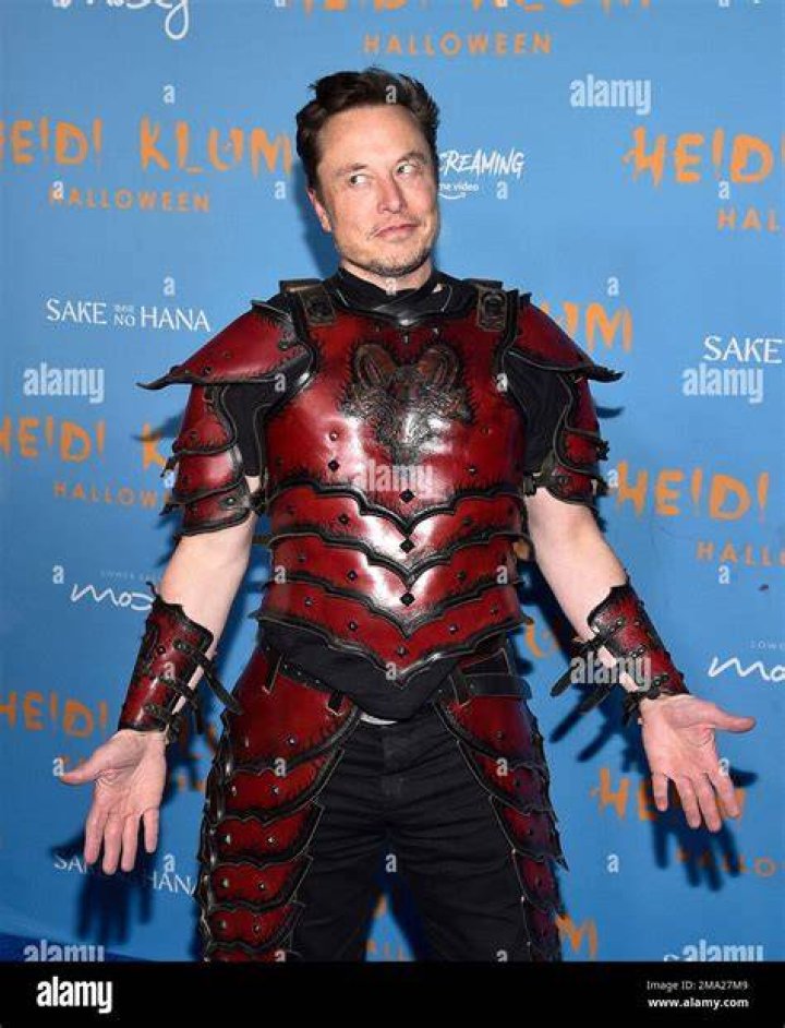 Elon Musk attends Heidi Klum's 21st annual Halloween party at Sake No Hana at Moxy Lower East Side in October. Photo / AP