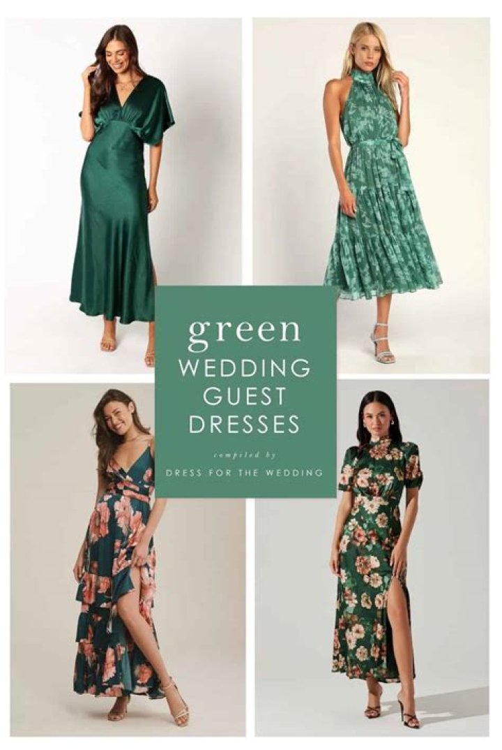 Embrace Elegance: The Allure Of The Green Wedding Guest Dress