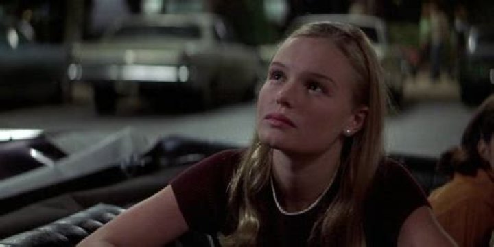 Emma looking angrily at someone from a car in Remember the Titans.