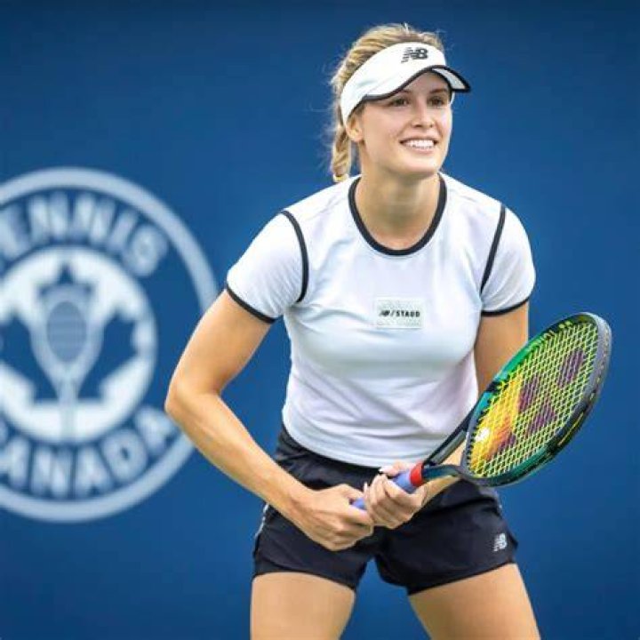 Eugenie Bouchard of Canada in this year's controversial dress from Nike. Photo / AP